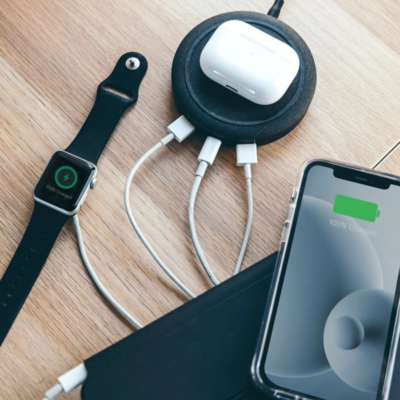 Mophie 10W Wireless Charging Hub with USB-C & USB Ports
