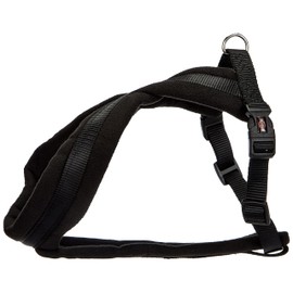 Trixie Premium Harness with Fleece Padding, Black, S–M: 40–70 cm/20 mm