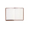 Scully Ostrich Leather Tel/Address Book Organizer Business (Brown)