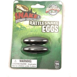 Rhode Island Novelty Large Singing Rattle Snake Eggs - Buzz Magnets - 2 Pack
