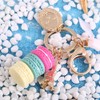 Macaroon Eiffel Tower Key Ring Key Ring Bag Pendant Colourful