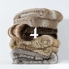 OMERAI Faux Fur Blanket, Ultra Soft Luxury Fuzzy Throw Blanket,