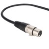 ASHATA 3.5MM Hembra a XLR Hembra Aleación de Zinc 3.5MM