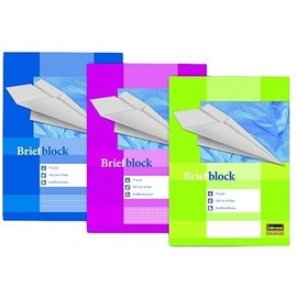 IDENA Letter Writing Pad A5 50 Sheets 70 g/m² Lined (German Import)