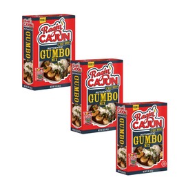 Ragin' Cajun Authentic Gumbo Mix - 5 oz Box, Pack of 3, No MSG, Authentic Louisiana Creole Soup Base for Chicken, Sausage & Seafood