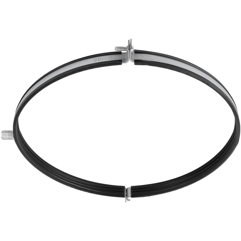 12" Inch Galvanized Pipe Hanger with Rubber - Conduit Mounting