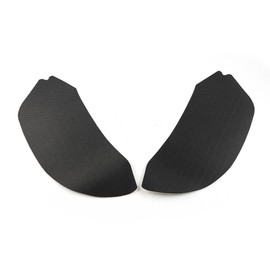 Newsmarts 2pcs Rubber Fuel Gas Tank Side Pad Knee Traction Grip Protector Sticker Black For Ducati 899/1199/1299 Panigale 13-16 Motor Part