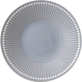 Minoru Pottery Mino Ware Albee 220 Plate, Gray