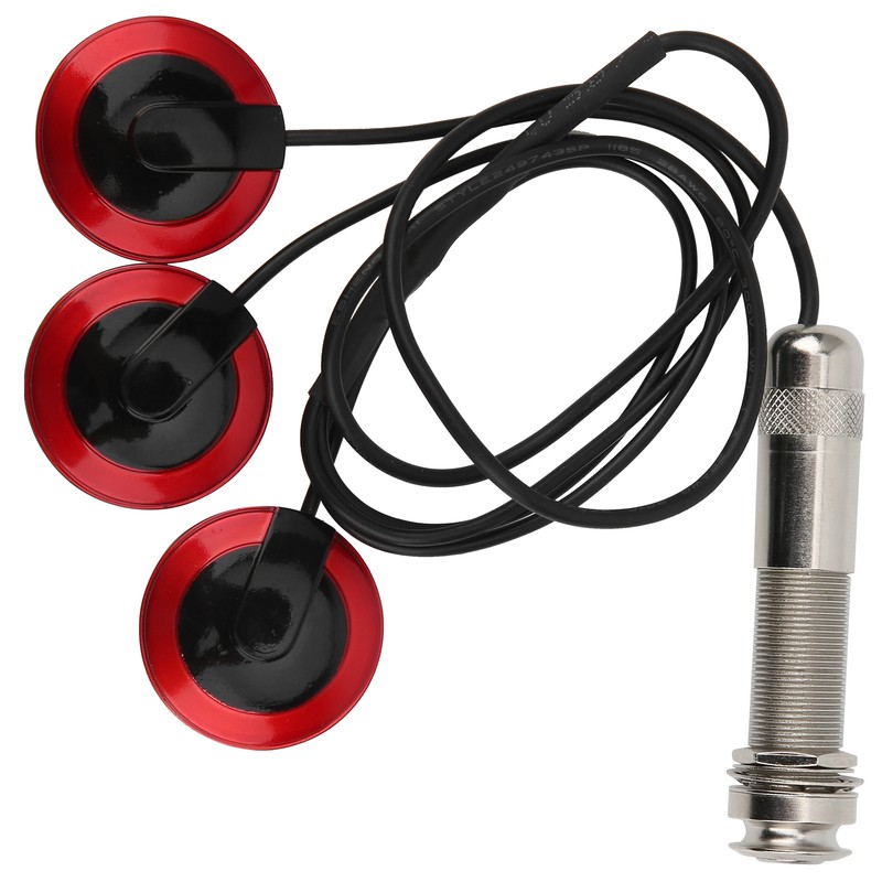 Guitar Piezo Pickup Transducer Removable for Acoustic Guitar Ukulele Thumb