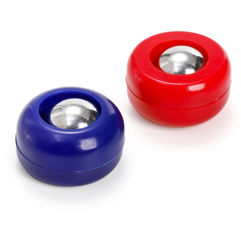 TOPZEA 32 Pieces Mini Shuffleboard Replacement Pucks, Shuffleboard Rollers Set