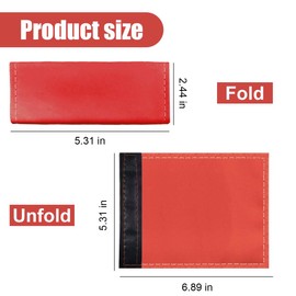 LHDOS 2PCS Car Grab Handle Cover, Anti-Scratch Auto Inner Front Rear Door Pull Handle Cover, PU Leather Door Grip Gloves Protector Auto Interior Decoration Accessories for Car, Truck, SUV (Red)