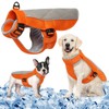 MHaustlie Dog Cooling Vest, Dog Harness Cooler Jacket with Adjustable,
