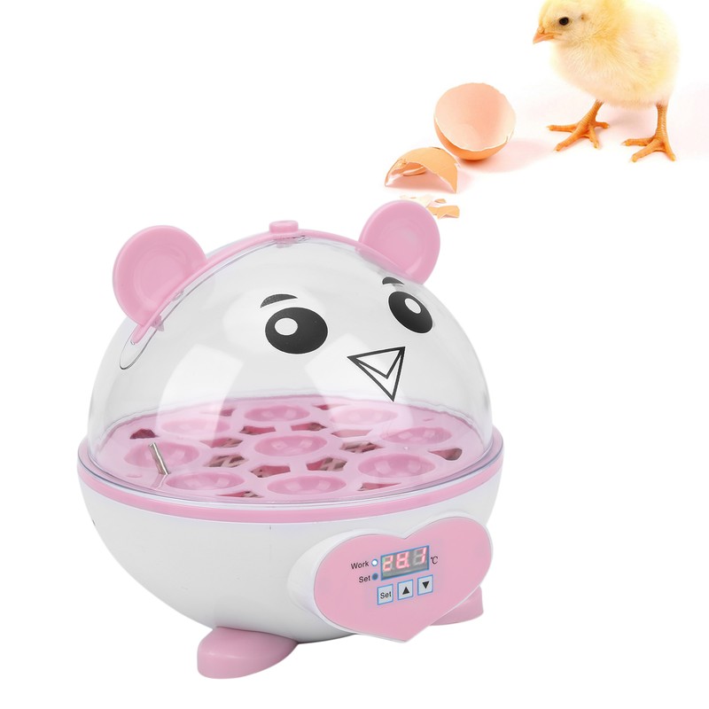 SemiAutomatic Incubator Household Small 9 Eggs Incubator for Chicken Duck