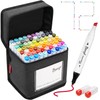 Bianyo 72 Colors Alcohol Markers Set, Dual Tip Art Markers