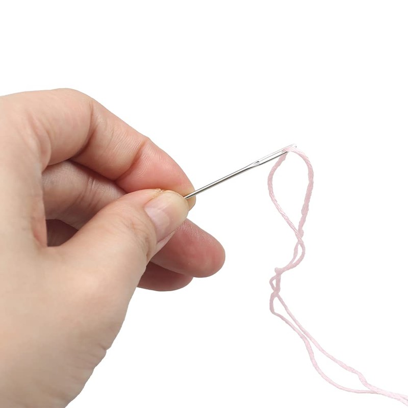 Hekisn Large Eye Sewing Needles, Sewing Needles, Stainless Steel Embroidery