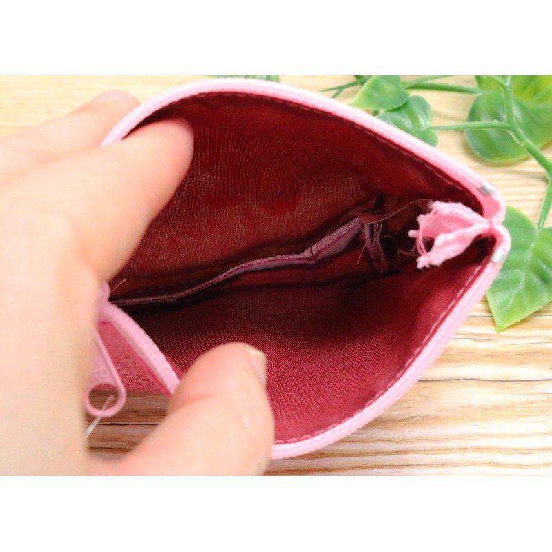 京佑 ミニポーチ 豆ぽちちりめん 桜