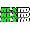 Klx110 - Pegatinas para matrícula de coche con basculante para