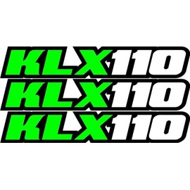 Klx110 - Pegatinas para matrícula de coche con basculante para basculantes, diseño de Dirtbike