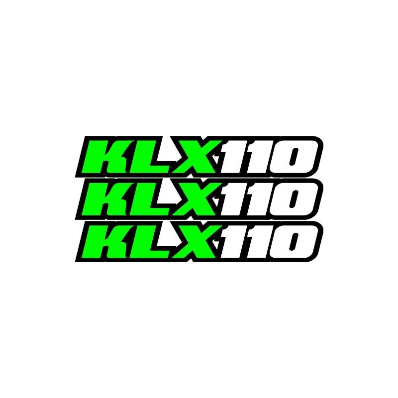 Klx110 - Pegatinas para matrícula de coche con basculante para