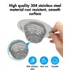 Sink Drain Strainer, Reversible Easy Clean Mesh Sink Strainer with