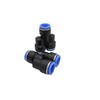 Pneumatic Y-Connector 14 mm IQS Hose Connector with Three Outputs/Compressed