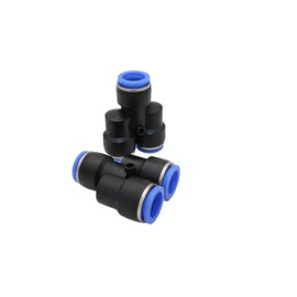 Pneumatic Y-Connector 14 mm IQS Hose Connector with Three Outputs/Compressed Air Connector (2, Y-Connector Diameter 14 mm)