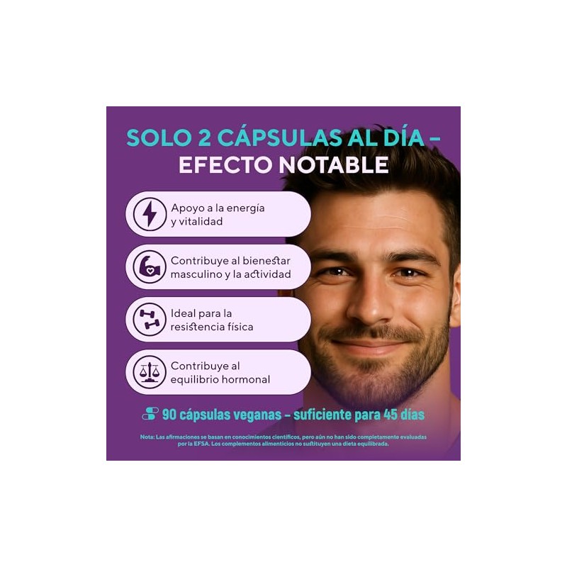 Testo Multivitamínico Hombre Vitaminas Proteína Maca Negra Arginina Gluconato Zinc