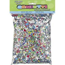 Multicolor Jumbo Foil Confetti (283g) 1 Pack – Vibrant Party Decorations for Celebrations & Events