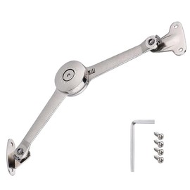 Soft Close Lid Support Hinges Heavy Duty Lid Stay Hinge Door Open Upward and Downward Self Closing Hinge Lid Stay Lift Up Buffer Hinge with Screws for Kitchen Wardrobe