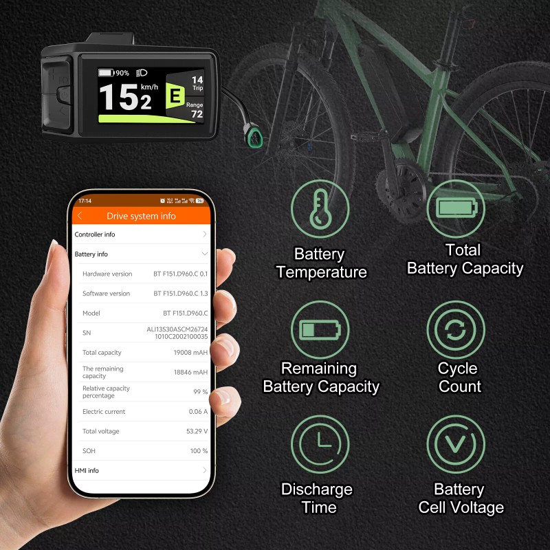 For BAFANG DPC080 Display CAN Protocol For Bafang Mid Motor