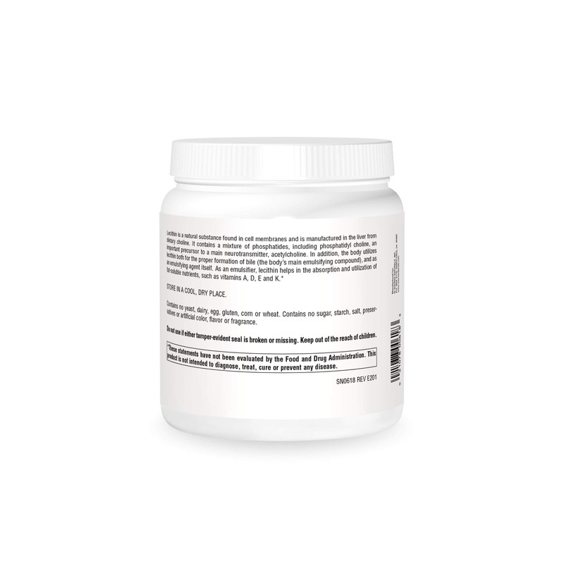 Source Naturals Lecithin 1200 mg, A Natural Emulsifier - 500
