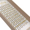 Glitter Lashes Extensions Golden Colored Spike Eyelash Extension Colorful Lash