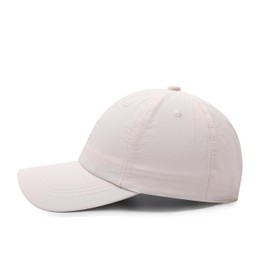 Men Women Waterproof Quick Dry Baseball Cap Run Hats Lightweight for Outdoor Sports (Creamy)
