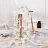 Pknoclan Artificial Flowers, Cherry Blossoms, Wisteria Flowers, Artificial Wisteria Flowers,
