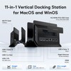 Vertical MacBook Docking Station, PULWTOP Docking Station for Mac Mini