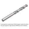 sourcing map Solid Carbide Drill Bits, 4mm C2/K20 Tungsten Carbide