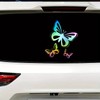 Three Butterflies PVC Vinyl Car Decals Stickers Waterproof Self-Adhesive Decals