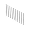 10Pcs Long Rod Nut Hex Coupling Straight Bar Stainless Steel