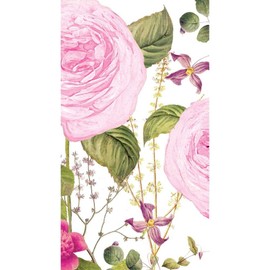 Paperproducts Design 1411919 Guest Towel with Princess Rose Design, 5 x 8", Multi