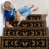 InIsaJace Stair Treads for Wooden Steps 15 Pack Moth Stair