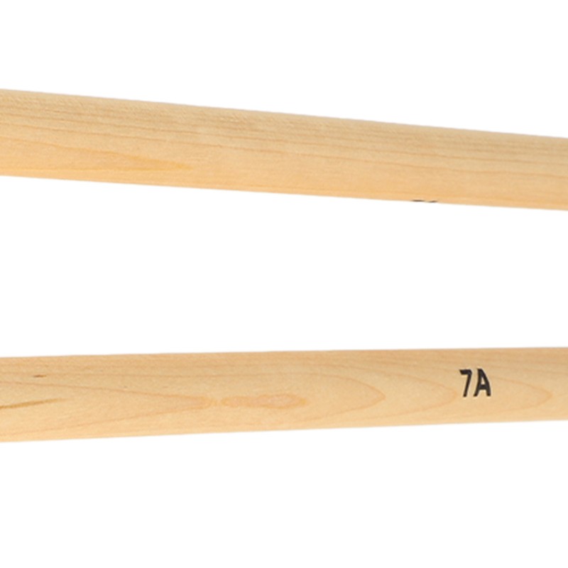 12 Pairs 7A Drumstick Maple Wood Oval Tip Anti Slip