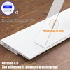 Hojoy 2 Pack Under Door Draft Stopper, Adjustable Door Sweep