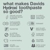 Davids Hydroxi Fluoride Free Nano Hydroxyapatite Toothpaste for Enamel Health