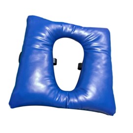 TENOL Bedside Commode Seat Cushion,Waterproof Universal Seats Pad Cover Toilet Seat Cushion for Home,Commode Chair, Seniors,Elderly, Deep Blue