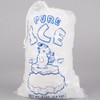 Heavy Duty Drawstring Ice Bag, 8lb, 18" x 12" (Pack