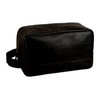 Leonhard Heyden Hamburg Leather Toiletry Bag 25.5 cm, black