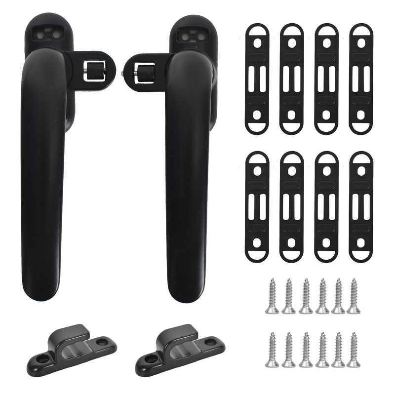 Vesaneae 2 PCS Aluminum Alloy Window Handles, Universal Casement Holder,