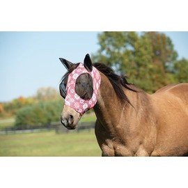 Weaver Leather Covered Ear Lycra Fly Mask, Small, Plaid Aztec, 37400-40-249