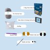 POOKEEZ Crochet Kit for Beginners with Premium Tube Yarn -