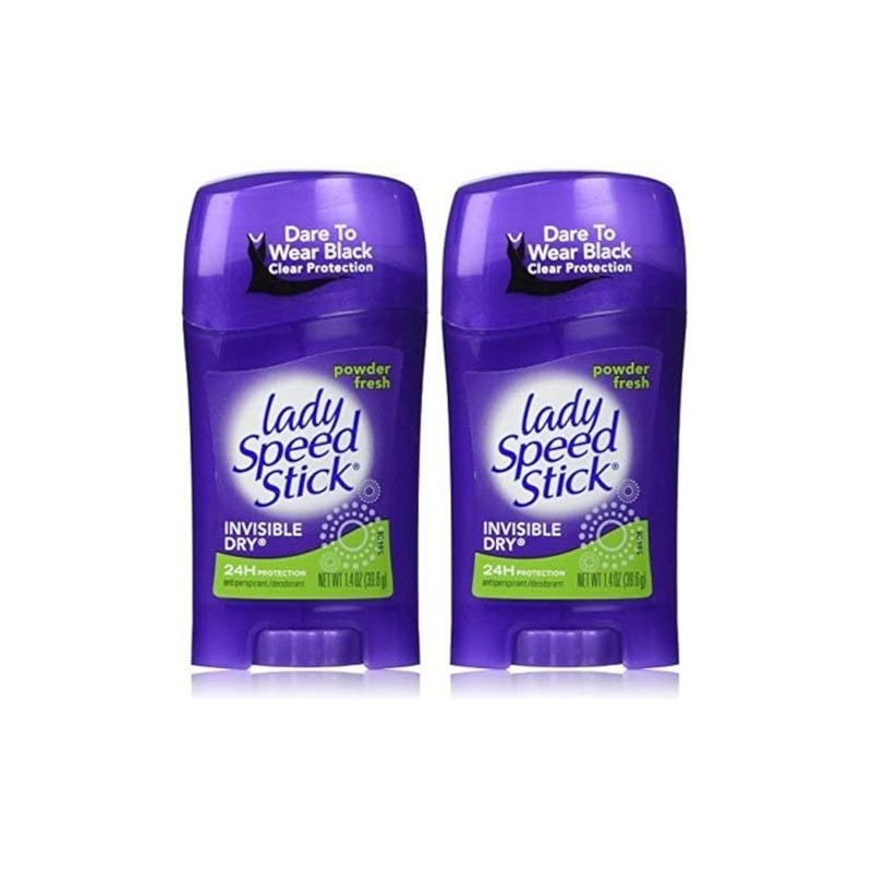 Lady Speed Stick Invisible Dry, Powder Fresh Antiperspirant Deodorant, Net